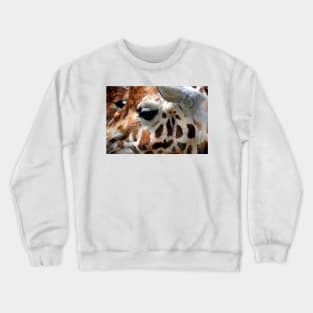 African Giraffe Amelopardalis Giraffa Crewneck Sweatshirt